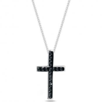 Klassische Elli-Kreuzketten-Edition aus 925 Sterlingsilber