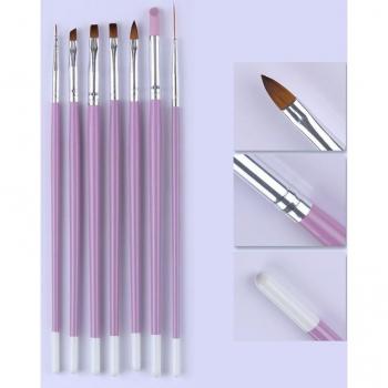 7 Piece Nail Art Brush Set