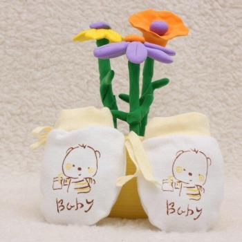 Adjustable Drawstring Baby Anti-Scratch Gloves