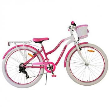 Volare Dröm – 26‑tums barncykel, rosa, 7 varv