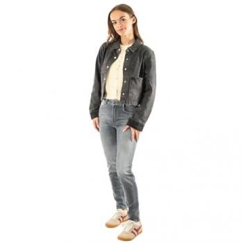 Veste Jeans Femme Le Temps des Cerises Polus Gris M