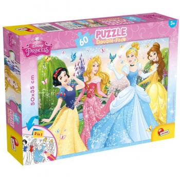 Puzzle Princesses WDP Lisciani double face 60 pièces