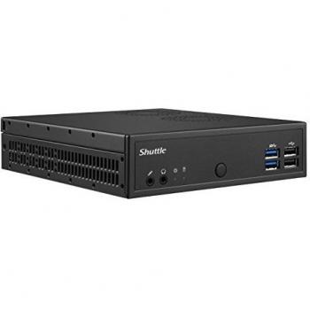 Shuttle XPС slim DH02U5 BGA 1356 i5-7200U Black Mini PC Kit