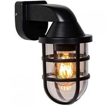 Contemporary Black Outdoor Wall Sconce by Lewis