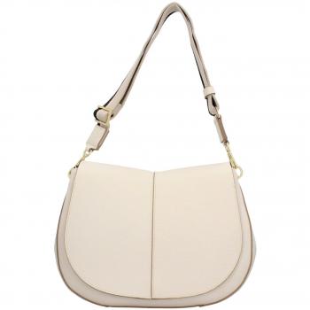 Gianni Chiarini Borsa a spalla con patta, Beige / TU