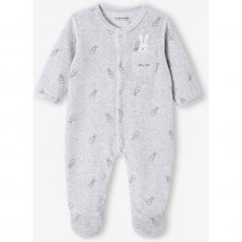 Velour Bunny Sleepwear for Newborns