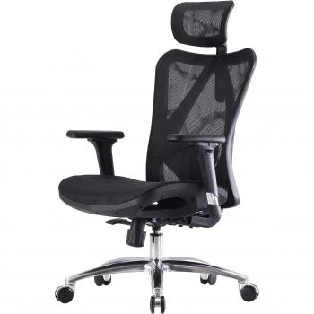 Sihoo Mobilier de bureau 150 kg – Housse noire