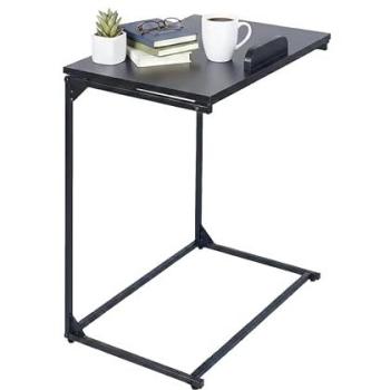Table d'appoint Relaxdays pour ordinateur portable, design en C