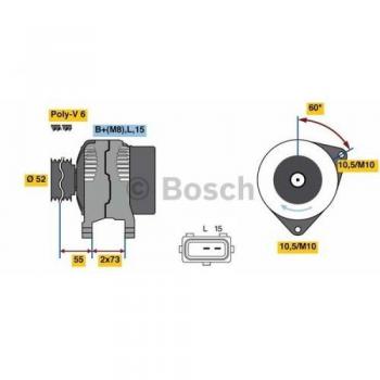 Alternatore BOSCH 0 986 080 920