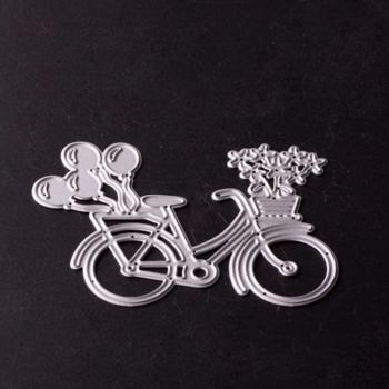 Esténcil Artístico de Bicicleta para Álbum de Fotos