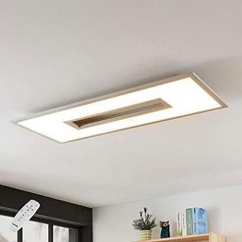 Lámpara de techo moderna Lucande Durun, 96 cm, blanca, para cocina