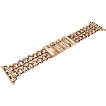 Correa de eslabones de acero inoxidable para reloj Apple