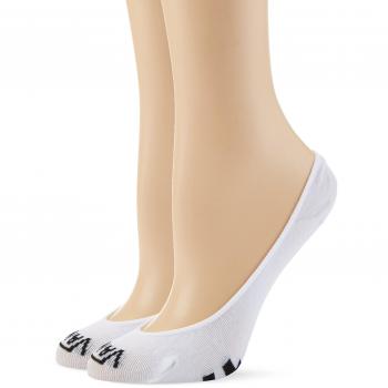 Vans Y No Show 1-6 2pk, Protège-Bas et Socquettes Femme, Blanc