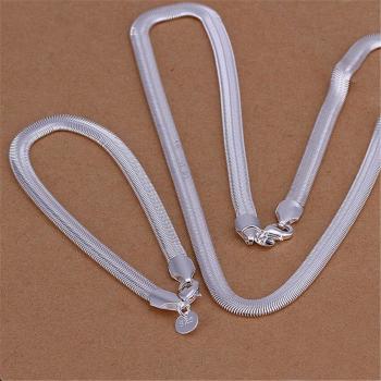 Serpent Silvers 16‑24” – Ensemble Bijoux
