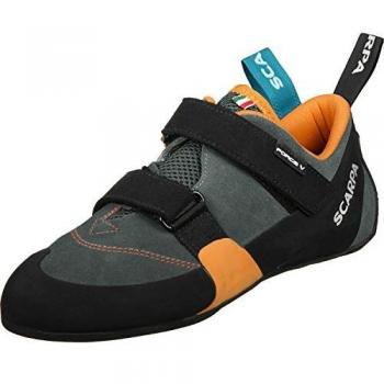 Scarpa Herren Kletterschuhe Force V, Mangrove-Papaya FF, 44.5 EU