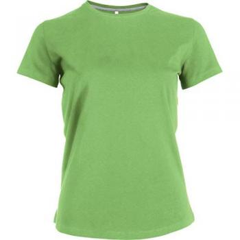 Kariban Damen Shirts Col Rond Coton Grün S