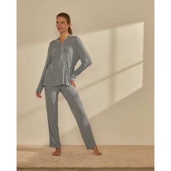 Pijama Mujer Énfasis con Diseño de Estrellas