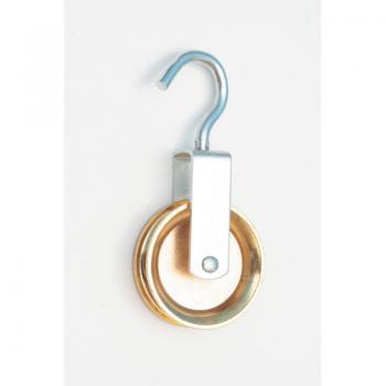 Poulie à Roue Laiton pour Vêtements 30 mm