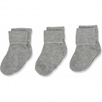 Calcetines NAME IT Nbnsock 3p Cosy Noos, Gris Grey Melange, Bebé Prematuro