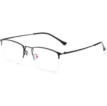 Titanium Half Frame Glasses for Myopia and Hyperopia 8017JX