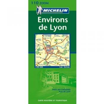Carte routière : Environs de Lyon, N°11110