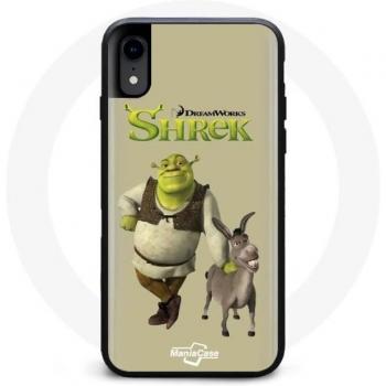 Funda rígida iPhone X Shrek y Donkey