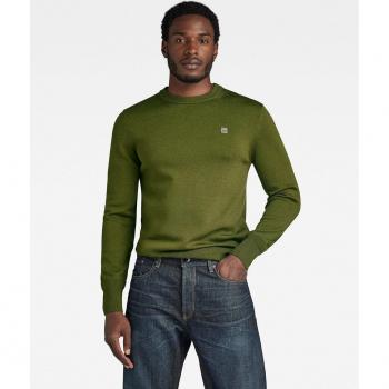 Sudadera G-Star Premium Core de hombre color verde