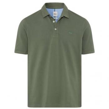 Brax Regular Fit Poloshirt ‘Pete’ in Oliv, Herren, L