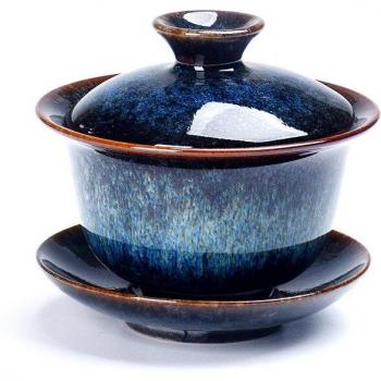 Porzellan Gaiwan mit Knistern