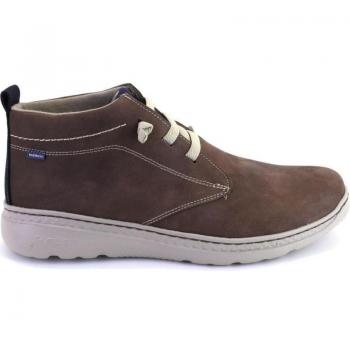 Botas de nobuk marrón para hombre BAERCHI 5031