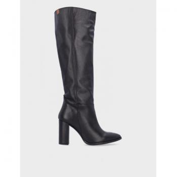 Bota de Tacón Popa Sabela Negro Talla 36 con Hebilla