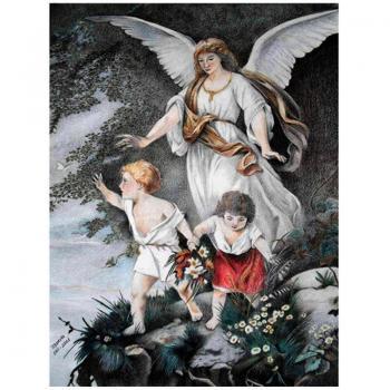 Pintura de Diamante con Bordado 5D Ángel Guardián