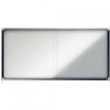 Nobo Vitrina Interior para 27 Hojas A4 con Superficie Magnética y Puerta Deslizante