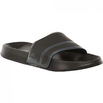 Chanclas de Playa Regatta Shift para Hombres, Negro, Ligeras