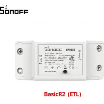 SONOFF BasicR2 RFR2 ETL Smart Schalter Wifi mit Timer und e-WeLink APP, unterstützt Alexa und Google Home