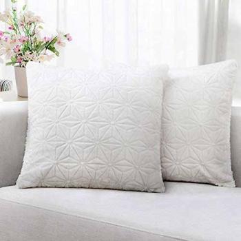 Housse Décorative Couchage et Lit – 45x45cm Velours Doux – Lot 2