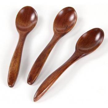 18cm Small Natural Wood Spoon
