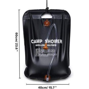 Bolsa de Ducha Caliente Plegable 20/40L