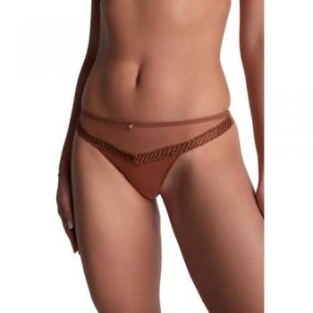 Brown Sheer Embrace Tanga – Women’s Edition