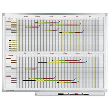 Legamaster Professional 6-Month Calendar 90x120cm