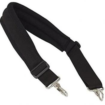 Bandolera Bombo Ref. 710 Acolchada Cintura Mosquetón Fijo Negro