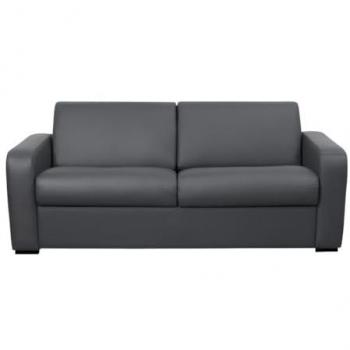 Komfortables Leder-Schlafsofa