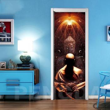Waterproof Buddha Print Wallpaper