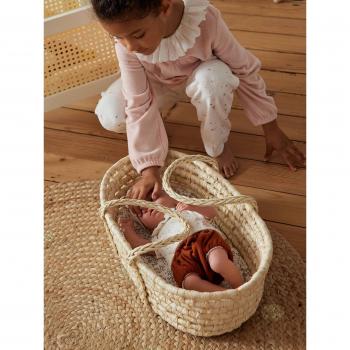 Cuna portátil para muñeca beige VERTBAUDET