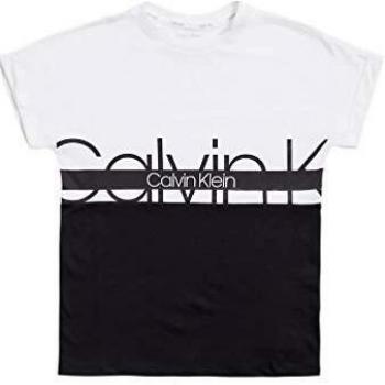 Calvin Klein camiseta de algodón técnica, Blanco (Pvh Classic White Ycd), Large (Talla del Fabricante: 12-14) (Pack de 2) para Hombre