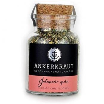 Ankerkraut Grüne Jalapeño, 45g im Korkenglas
