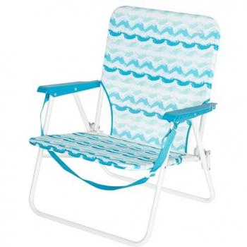BalaPlegada Aktive: Silla de Playa Fija con Bolsa Trasera