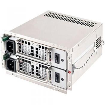 SilverStone Gemini Dual‑Power 600 W PS/2 Redundanz-Netzteil 80 + Gold, 4×40 mm Lüfter