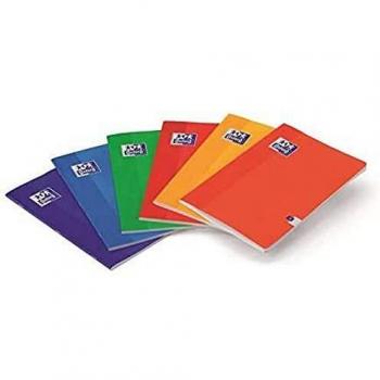 OXFORD LIBRETA GRAPADA A5 48 HOJAS 1 LINEA CON MARGEN COLORES SURTIDOS