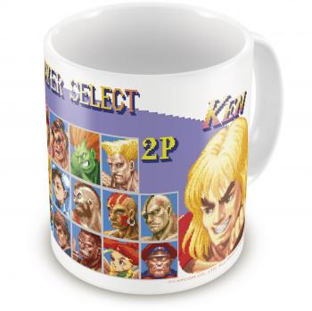 Taza Café Street Fighter Player Select 350ml